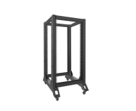LANBERG Stojąca 19" 22U 600x800mm Open Rack (czarna) - 455667 - zdjęcie 3